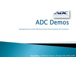 ADC Demos: Helping businesses with effective Product Demonst
