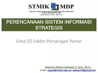 lima 5 faktor persaingan porter