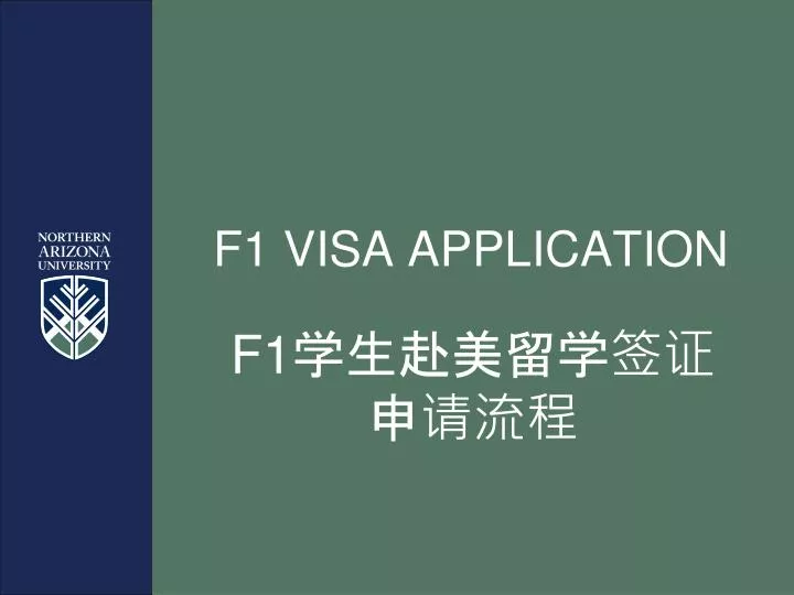 f1 visa application