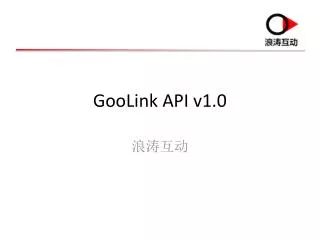 goolink api v1 0