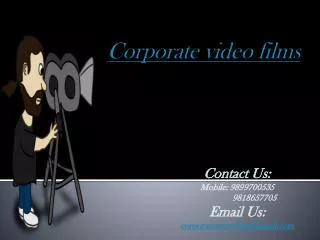 Unmatched Video Production Services for Corporate in Delhi