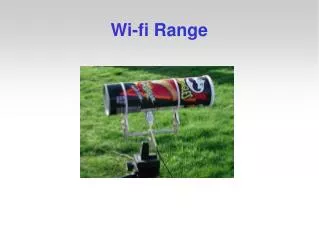 Wi-fi Range