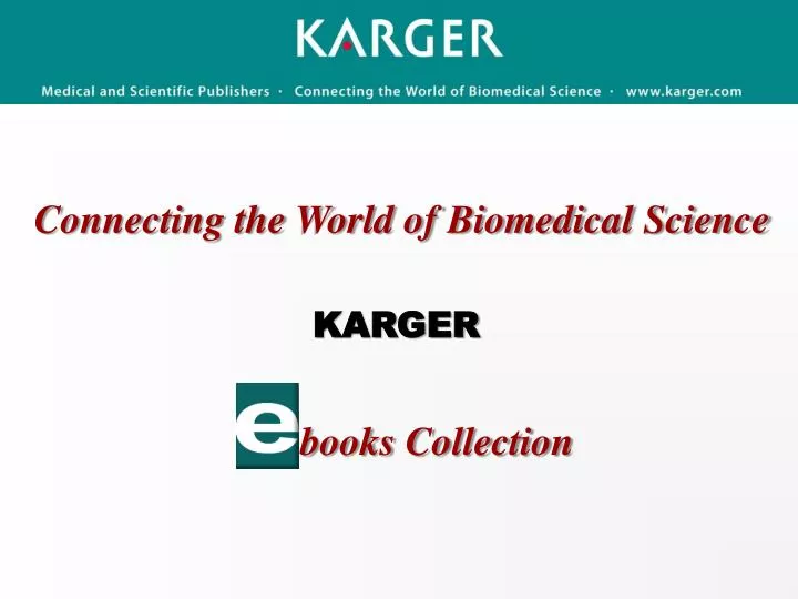 connecting the world of biomedical science
