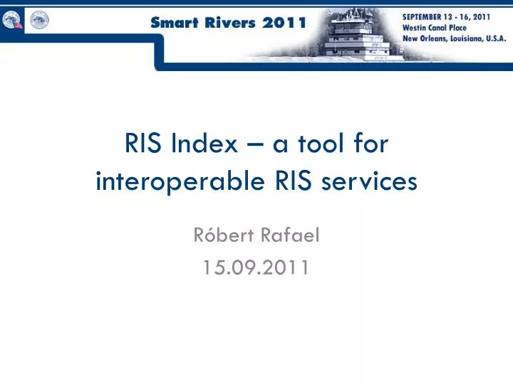 ris index a tool for interoperable ris services