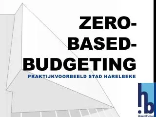 zero based budgeting