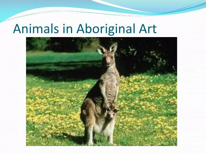 animals in aboriginal art