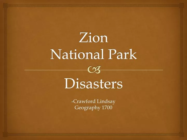 zion national park