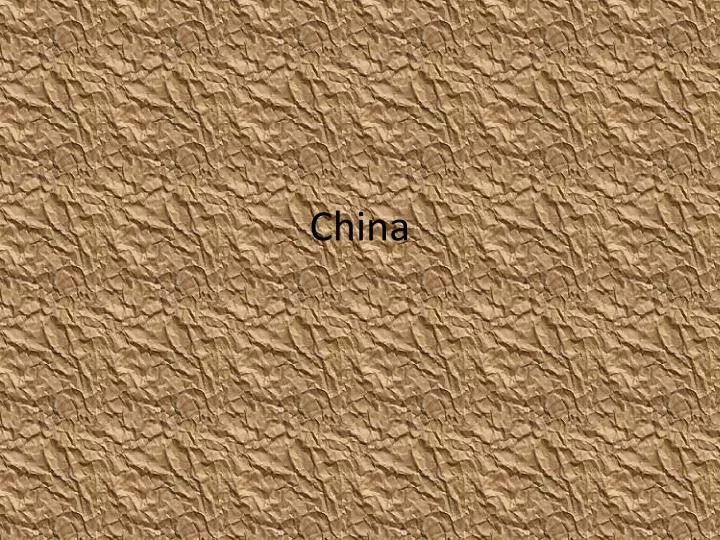 china