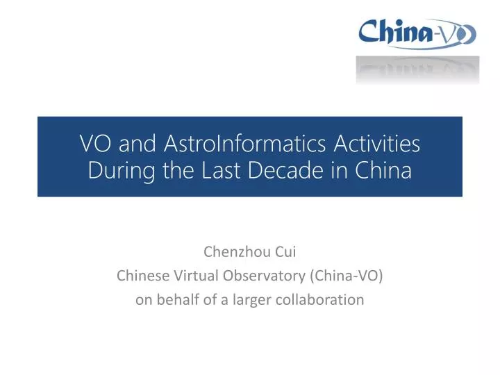 vo and astroinformatics activities during the l ast decade in china
