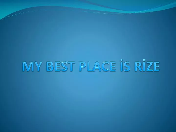 my best place s r ze