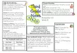 Weekly Update for Third Grade: November 1-5 - slide 1