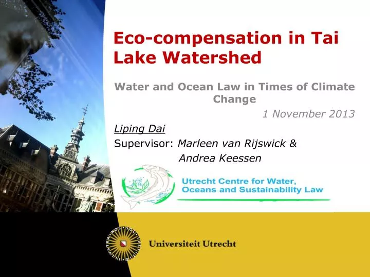 e co compensation in tai lake watershed