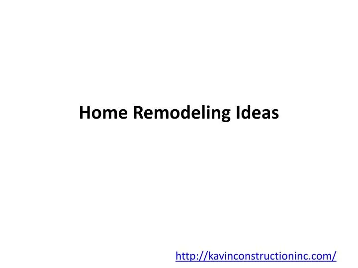 home remodeling ideas