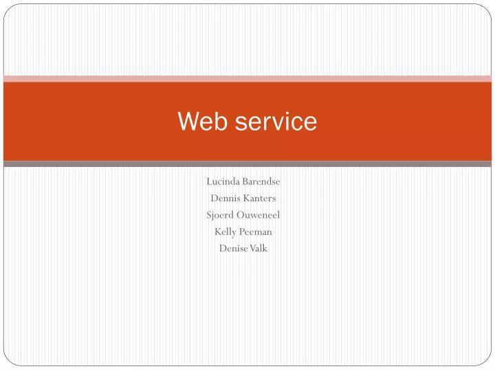 web service