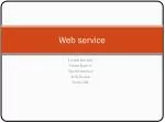 Web service - slide 1