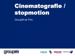 c inematografie stopmotion