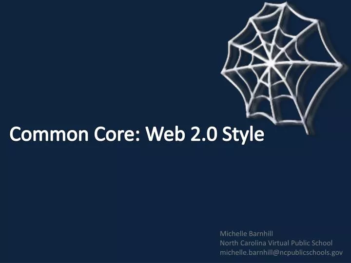 common core web 2 0 style
