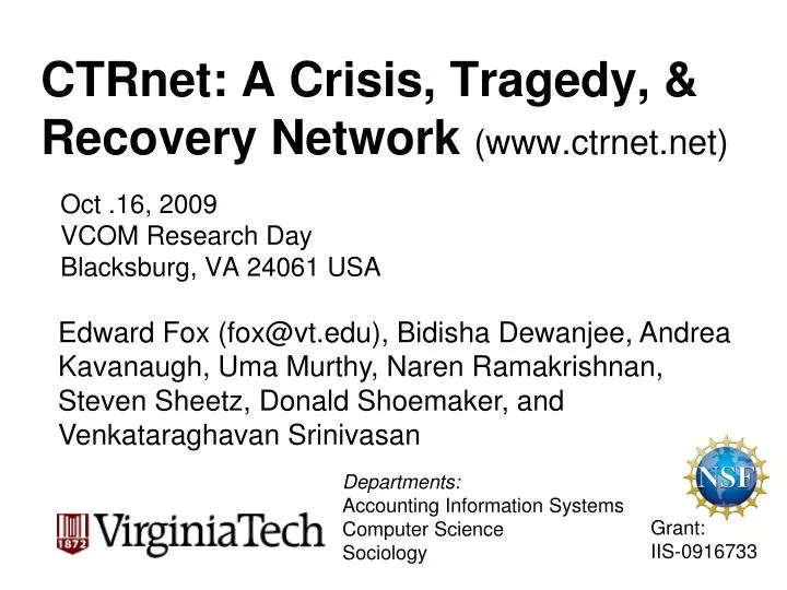 ctrnet a crisis tragedy recovery network www ctrnet net