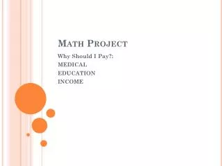 math project