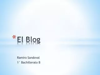 el blog