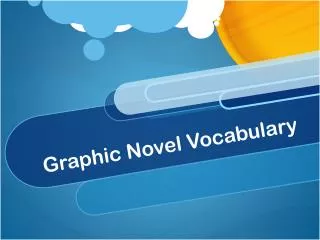 Graphic Novel Vocabulary