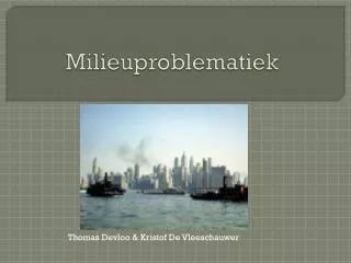 milieuproblematiek