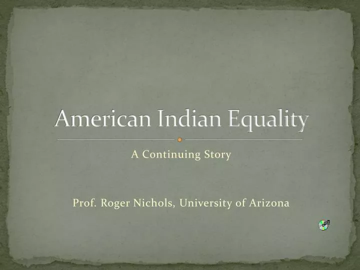 american indian equality