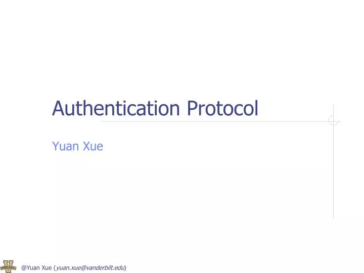 authentication protocol