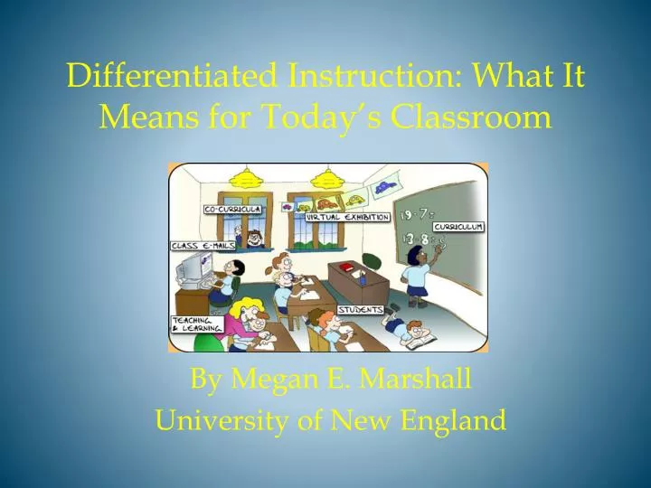 differentiated instruction what it means for today s classroom