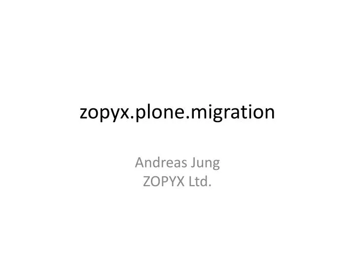 zopyx plone migration