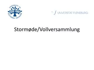 storm de vollversammlung