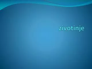 zivotinje