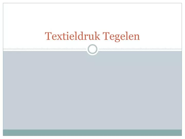 textieldruk tegelen