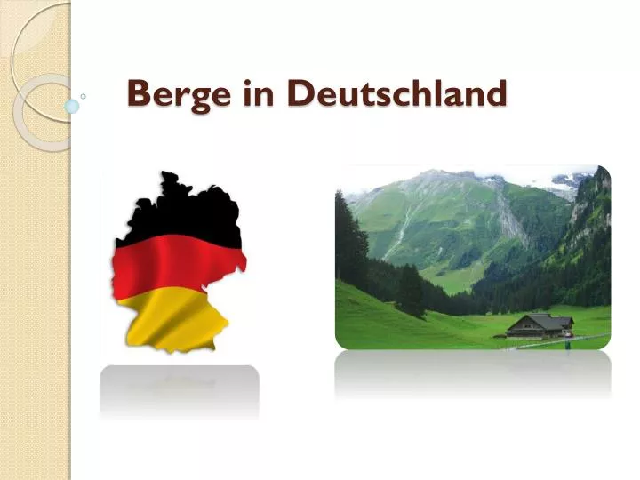 berge in deutschland