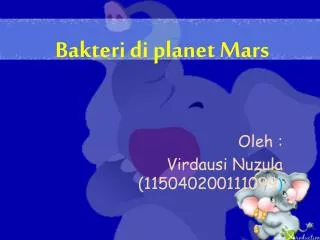 bakteri di planet mars