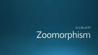 Zoomorphism