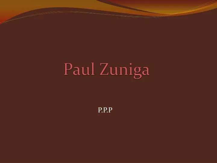 paul zuniga