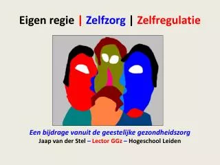 eigen regie zelfzorg zelfregulatie