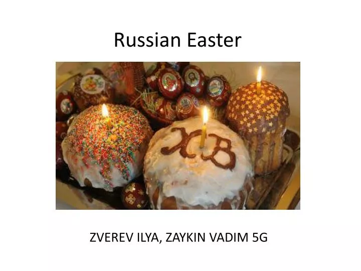 russian easter