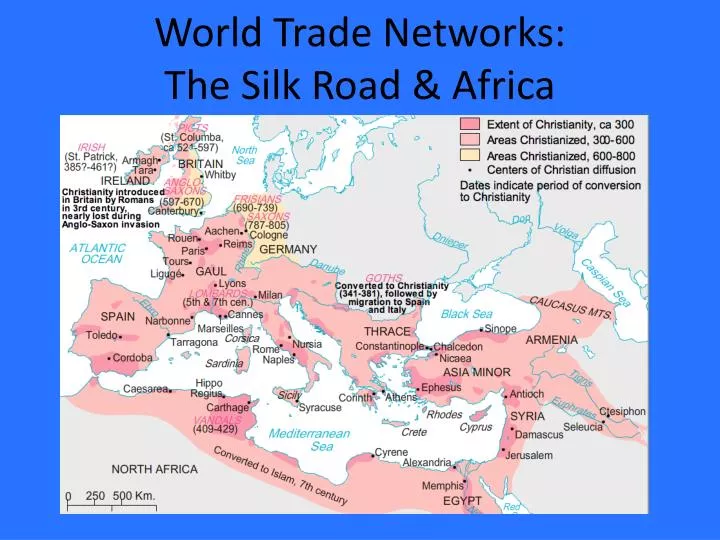 world trade networks the silk road africa