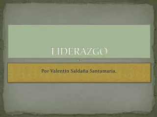 liderazgo