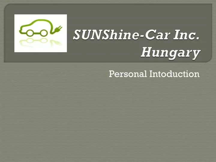 sunshine car inc hungary