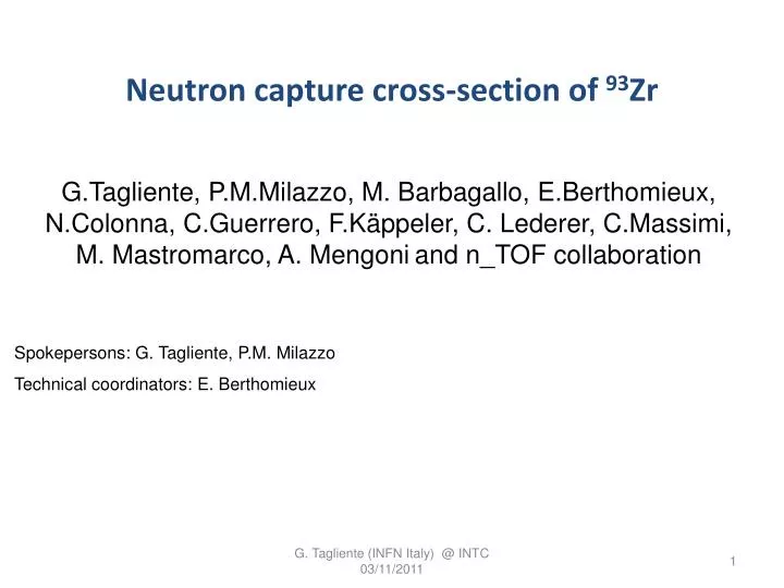 neutron capture cross section of 93 zr