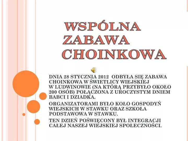 wsp lna zabawa choinkowa