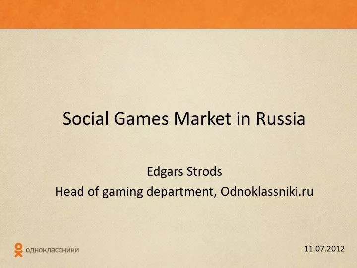 social games market in russia