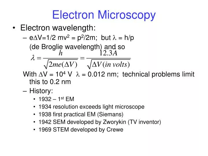 electron microscopy