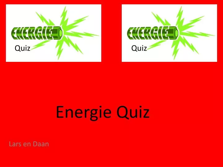 energie quiz