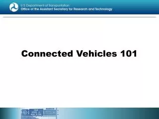 Connected Vehicles 101