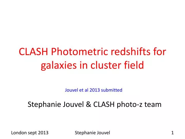 clash photometric redshifts for galaxies in cluster field