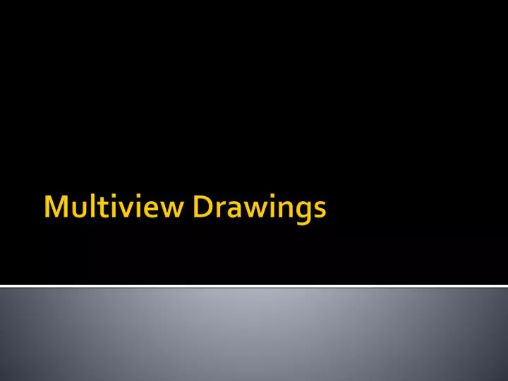 multiview drawings
